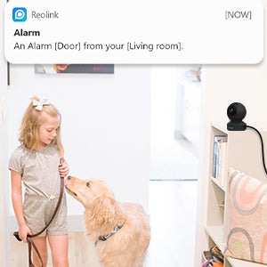 Reolink WiFi Security Camera indoor 4MP, Pan Tilt WiFi IP Camera for Baby, Elder, Pet Camera Monitor, 2.4G/5GHz WiFi, 2-Way Audio IR Night Vision Remote Viewing,with SD Card Slot, E1 Pro Black