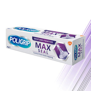 Poligrip Max Seal Denture Fixative, 40 g, single