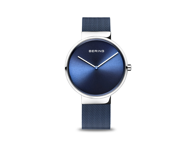 BERING Unisex Analog Quartz Classic Collection Watch with stainless steel Strap and Sapphire Crystal 13338-262