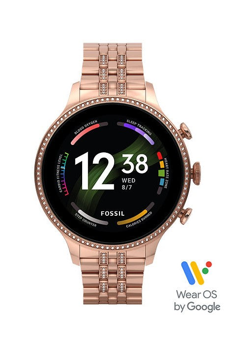 Fossil Men's GEN 6 Touchscreen Smartwatch with Speaker Heart Rate NFC and Smartphone Notifications + Fossil Watch Strap