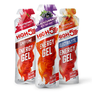 HIGH5 Energy Gel Quick Release Energy On The Go from Natural Fruit Juice (20 x 40g Sachets) (Berry)