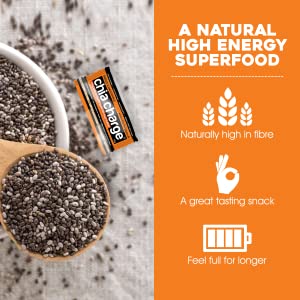 Mini Flapjack Pack - Chia Seeds - Energy Bar - Healthy Snack Bar - Bars - Running, Gym and Cycling Energy - No Nuts - Nut Free - Lunchbox Snack - Breakfast Bar (Salted Caramel, 18 x 30g)