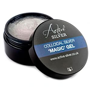 Active Silver Colloidal Silver Magic Gel 30ml, Multipurpose Aloe Vera Gel with Colloidal Silver at 25ppm, Use in The Home Or As Part of Your Travel Kit