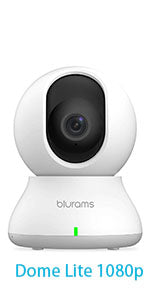 Security Camera Indoor 2K, blurams Pet Camera WiFi Home Camera,360° Baby Monitor with Smart IR Night Vision, Siren, Motion Tracking, 2-Way Talk,Works with Alexa & Google Assistant & IFTTT