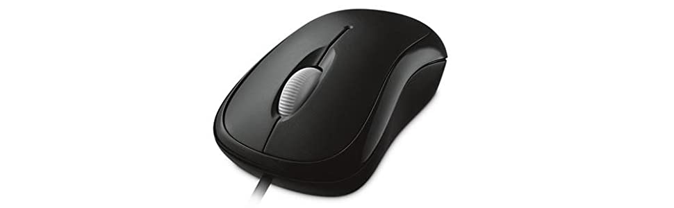 Microsoft Basic Optical Mouse - Black (Business Packaging)