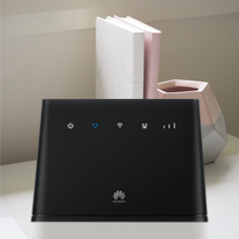 HUAWEI B311, CAT 4, 2020-4G/ LTE 150 Mbps Mobile Wi-Fi Router, Unlocked to All Networks- Genuine UK Warranty STOCK (Non Network Logo)- Black,B311-221