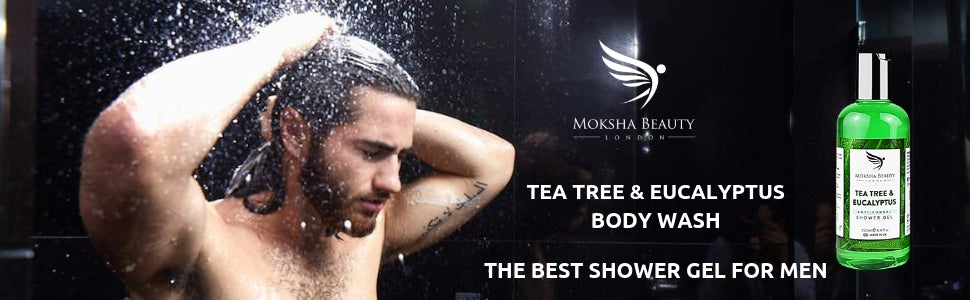 Tea Tree Body Wash Soap – [Made In UK] Natural Shower Gel Body Wash | Natural Cleanser of Body Odour| 250ml
