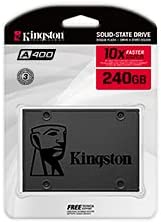 Kingston SSDNow A400 240GB SATA 3 Solid State Drive (SA400S37/240G), Black