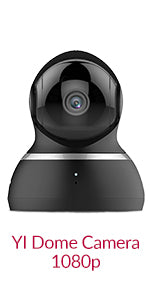 YI Smart Security Camera, 1080p Wifi Home Indoor Camera with AI Human detection, Night vision, Activity alerts for home, pet, nanny monitor, Cloud and micro SD card storage, Works with Alexa