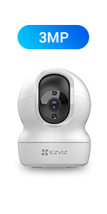 EZVIZ Security Camera Indoor Pan/Tilt, 1080P Baby Pet Monitor with Motion Detection, Auto Tracking, 2-Way Audio, 10m Night Vision, Works with Alexa(TY1)