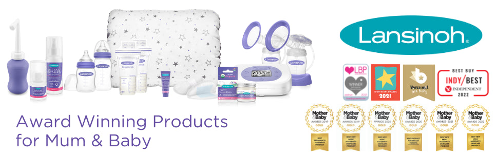 Lansinoh Cold & Warm Post-Birth Relief Reusable Freezer or Microwave Pads for Postpartum Pain After Birth for The First Days of Postnatal