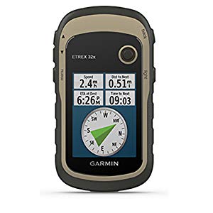 Garmin eTrex 32x Outdoor Handheld GPS Unit with 3-axis Compass and Barometric Altimeter, Brown
