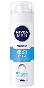 NIVEA MEN Sensitive Face Moisturiser (75ml), Men's Moisturiser with Zero Percent Alcohol, Sensitive Skin Moisturiser, Men's Skin Care Essentials