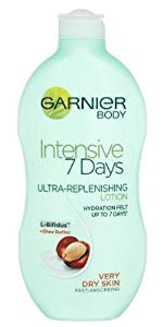 Garnier Intensive 7 Days Aloe Vera & Probiotic Extract Body Lotion 250ml, Hydrating and Refreshing Moisturiser, Up to 7 Days Hydration, For Normal Skin, Fast Absorbing & Non Greasy