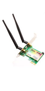 Ubit WiFi Card, AX/AC WiFi 6 Card Dual Band 2974 Mbps AX200 PCIE Bluetooth WLAN Network WiFi Card with Bluetooth 5.0 | MU-MIMO| OFDMA| Ultra-Low Latency, Support WIN 10-64B