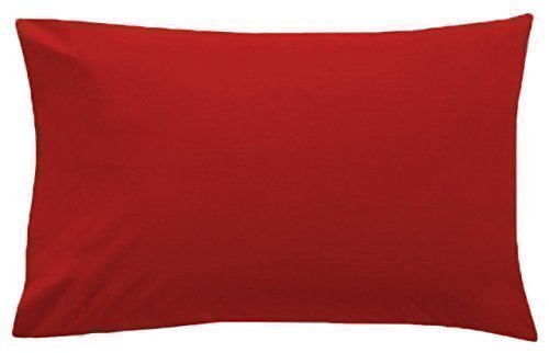 Set of 2 pillow cases (polyester) red