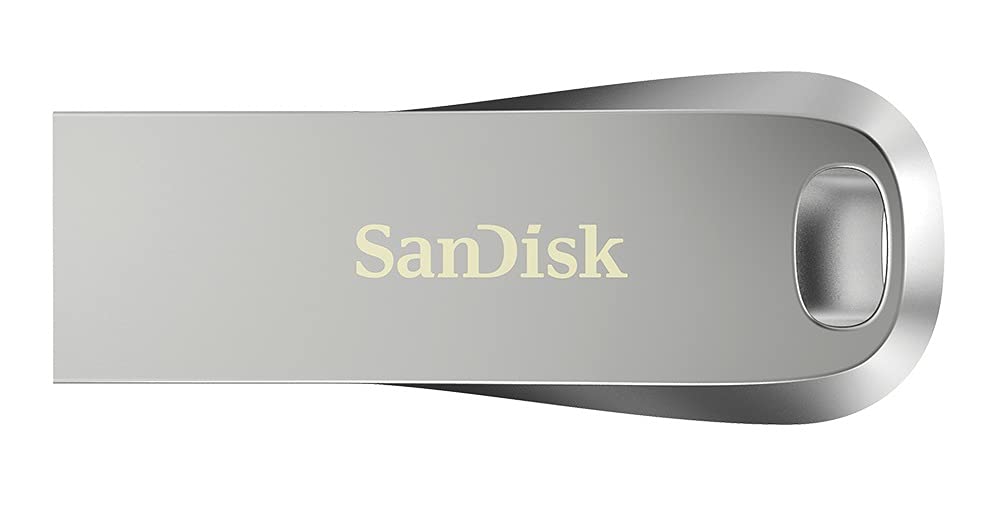 SanDisk Ultra Luxe 256 GB USB Flash Drive USB 3.1 up to 150 MB/s, Silver