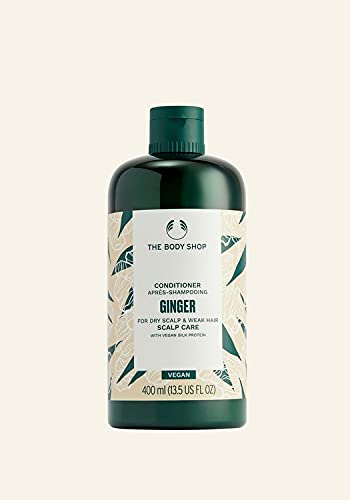 The Body Shop Ginger Scalp Care Conditioner FOR DRY SCALP & WEAK HAIR ,VEGAN (Ginger Conditioner 400ml)