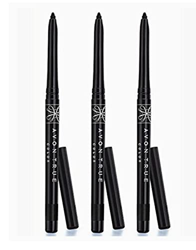 3 x Avon Glimmerstick Eyeliner in Blackest Black