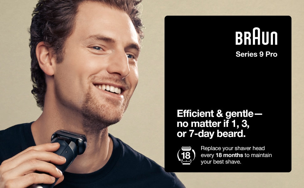 Braun Series 9 Electric Shaver Replacement Head Easily Attach Your New  Shaver