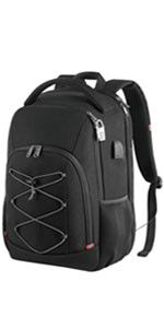 Laptop Backpack,Extra Large Anti-Theft Business Travel Laptop Backpack Bag with USB Charging Port (Black 17 inch)