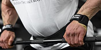 BEAR GRIP Multi Grip Straps/Hooks, Premium Heavy duty weight lifting straps/gloves