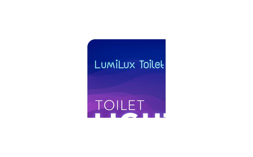 LumiLux Toilet Light with Motion Detection Sensor 16Color LED Bathr