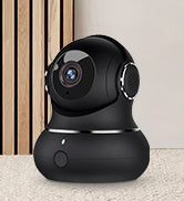 WiFi Camera Indoor, [2022 NEW] 1080P Pet Dog Camera, DJHH Home Security Camera Baby Camera with Night Vision, 2-Way Audio, Motion Detection, Cloud Service & Micro SD Storage