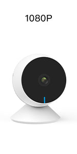 WiFi Security Camera Indoor Arenti Baby/Dog/Cat/Pet Camera with App, IP Home Camera 1080P Night Vision 2-Way Audio Works with Alexa & Google Assistant