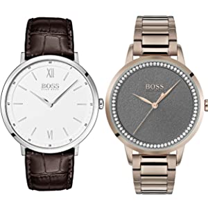BOSS Men's Chronograph Quartz Watch with Leather Strap 1513390