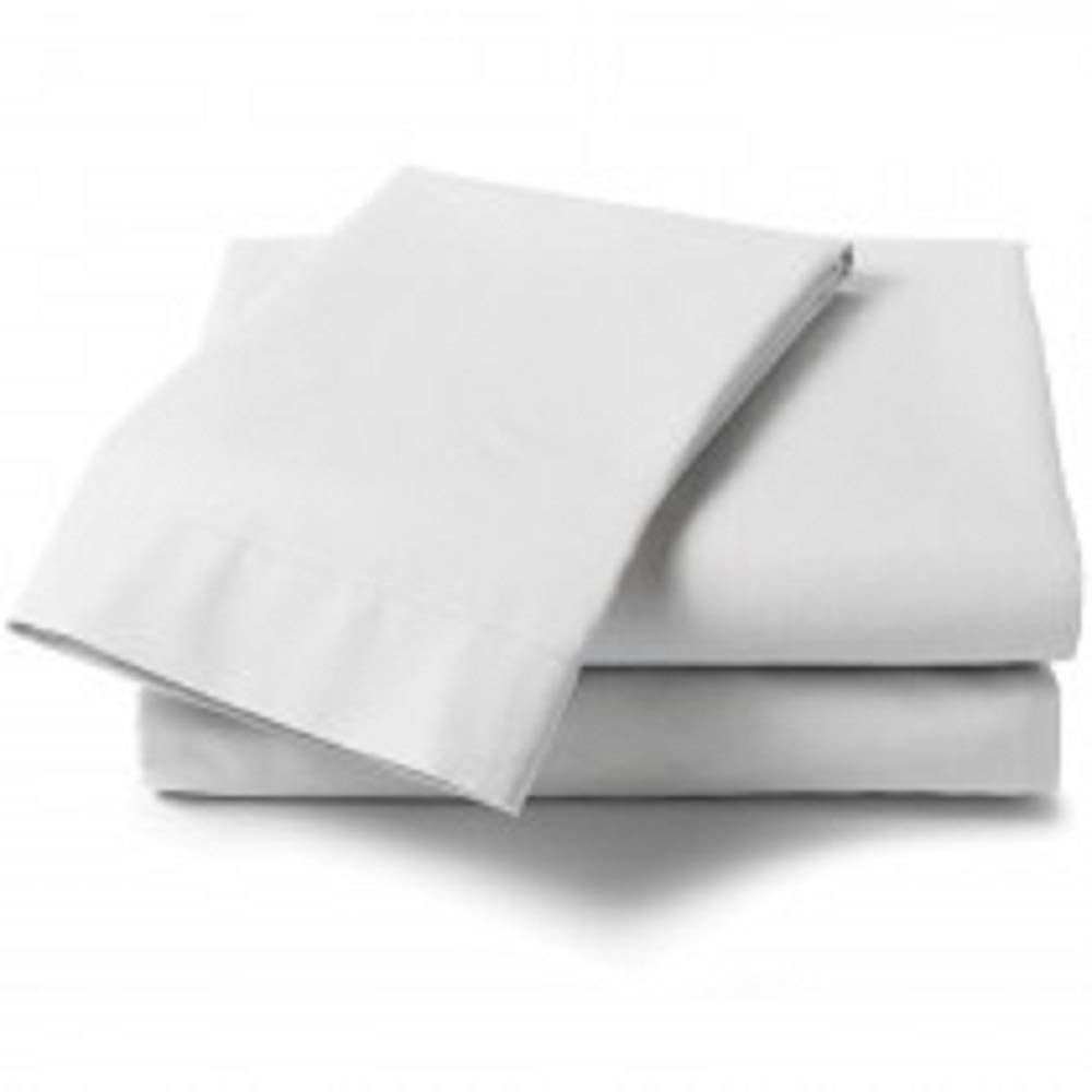 Lex's Linens Extra Large White, 100% Cotton Pillowcase Pair 22" x 31"