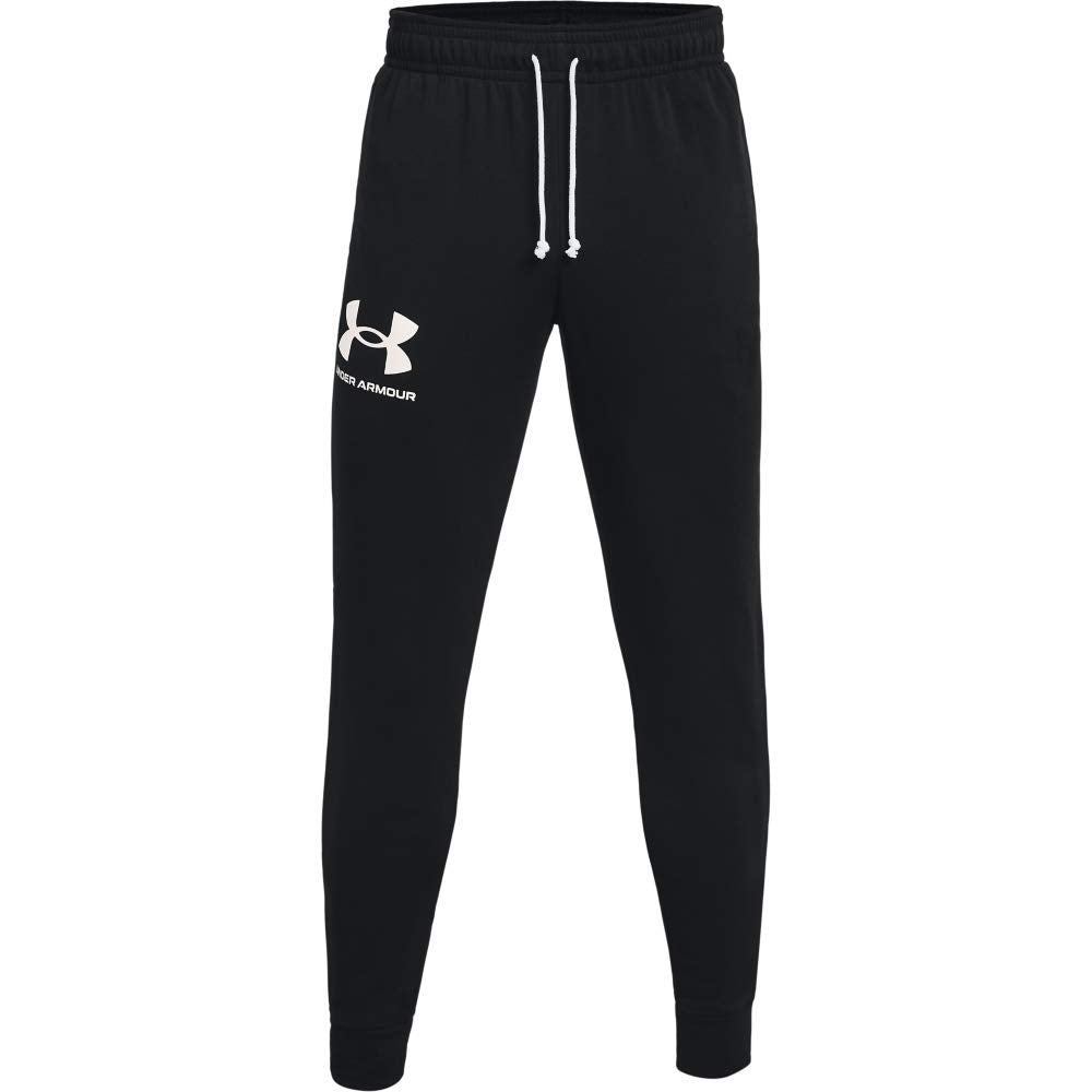 Under Armour Men's Ua Rival Terry Jogger Tracksuit Bottoms with Tapered Leg, Extra-Soft Joggers