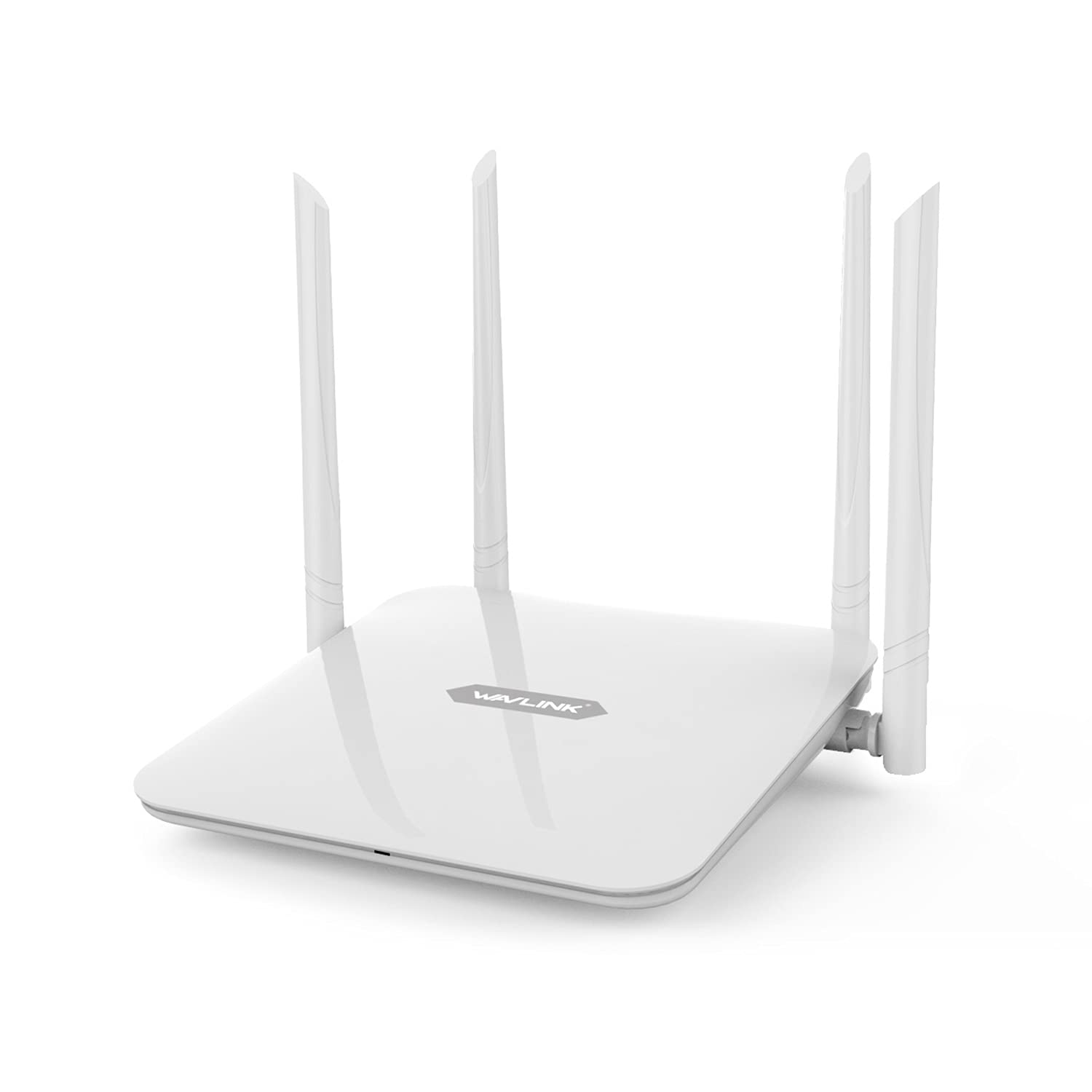 WAVLINK AC1200 Dual-Band Wireless Router, High Speed WiFi Router with 5dBi High Gain Antenna for Home Office Internet Gaming (Wlan Access Point/WISP Mode, WPS)