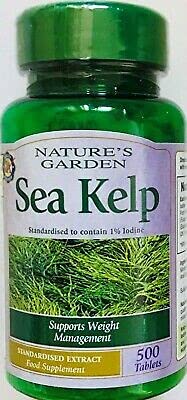 Nature's Garden Sea Kelp Tablets - 15mg x 500 Tablets