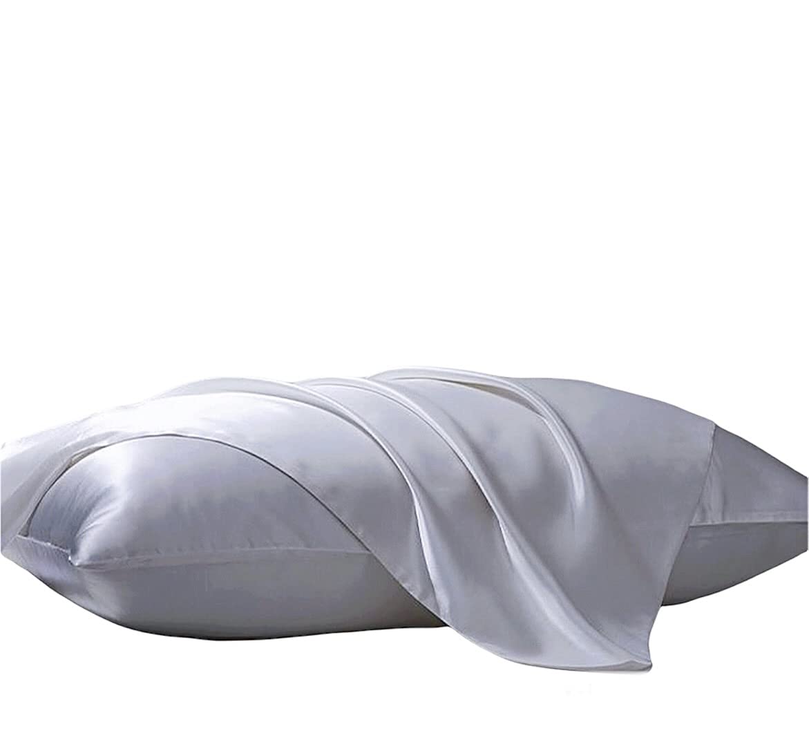 Lavanda Lavanda 2 pack satin pillowcases, standard size 50x75 cm (White)