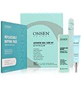 Onsen Secret Professional Nail Buffer, Ultimate Shine Nail Buffing Block With 3 Way Buffing Methods, Smooth & Shine After Onsen Nail Filer, Purse Size Manicure Tools for Optimum Nail Care (Pack of 1)