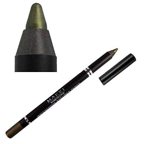 Shimmery Golden Olive Waterproof Glide on Eyeliner Colour Shade Number 05 Smudge proof Eye Liner