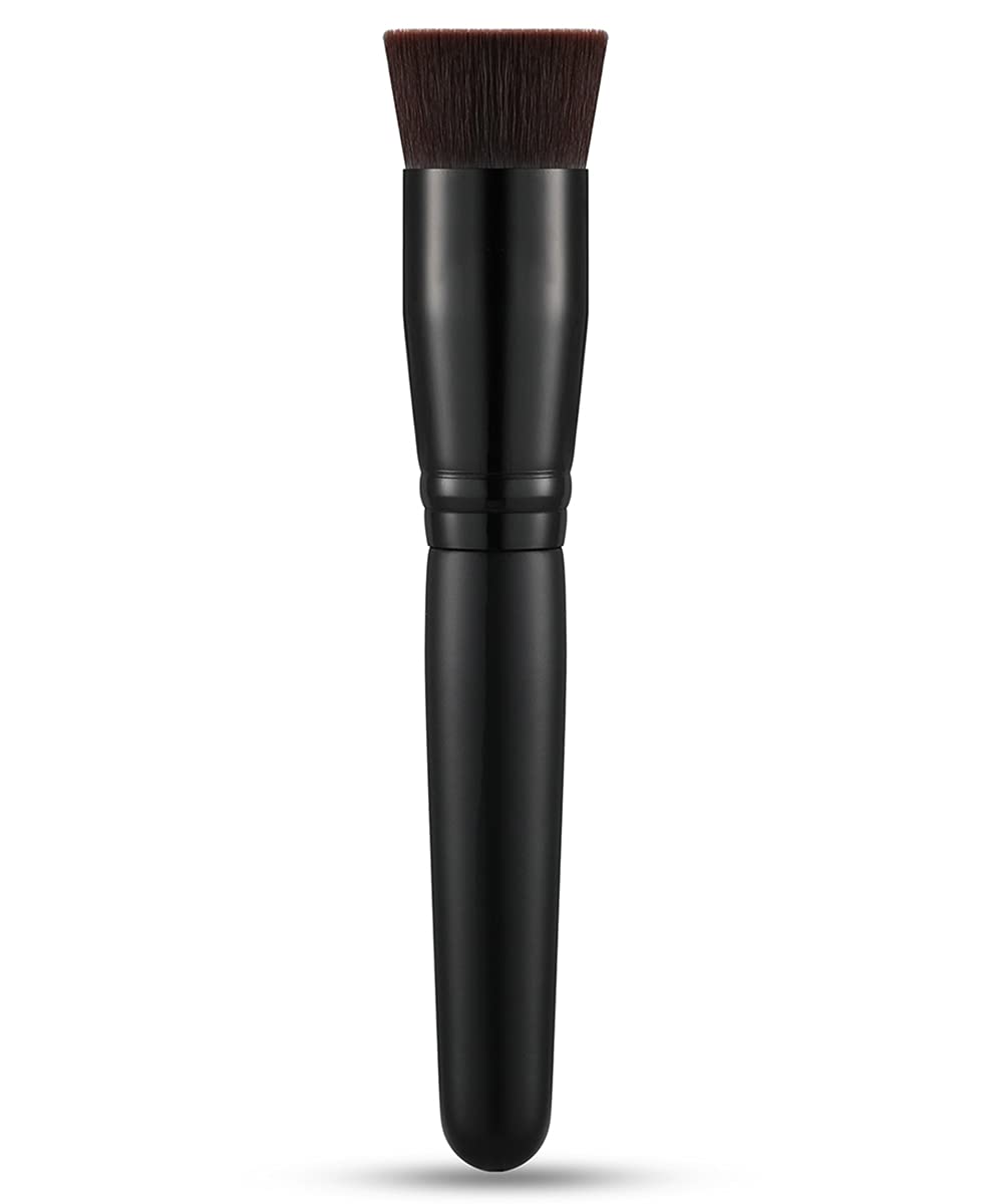 Flat Top Foundation Brushes Kabuki Face Makeup Brush for Blending Liquid Cream Powder Buffing Stippling
