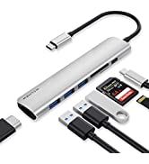 USB C to Ethernet Adapter, WALNEW USB C Type C to RJ45 Gigabit Ethernet Adapter Cable Converter, Thunderbolt 3 to RJ45 LAN Network Adapter for MacBook Pro/Air, iPad Pro, Dell XPS, Galaxy S20 S10 S9