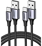 UGREEN USB C to Lightning Cable MFi Nylon Braided Type C PD Fast Charger Thunderbolt 3 Data Transfer Lead Compatible with iPhone 13 Pro Max 12 Mini 11 Pro XR X 8 Plus SE iPad Mini MacBook Pro Air(2M)