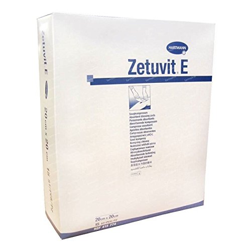 Hartmann Zetuvit E Sterile Absorbent Dressing Pads, 20cm x 20cm, Pack of 15