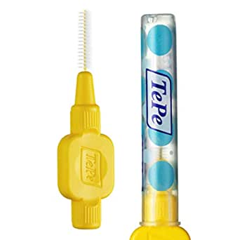 TEPE Interdental Brush Original – Dental Brushes Between Teeth 20 Pk, Yellow
