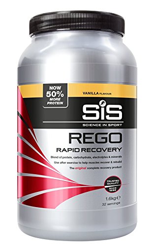 Science in Sport Rego Rapid Recovery, Whey Protein Recovery Shake with Added Carbohydrates & Electrolytes for Muscle Recovery (Vanilla, 1.6 kg)