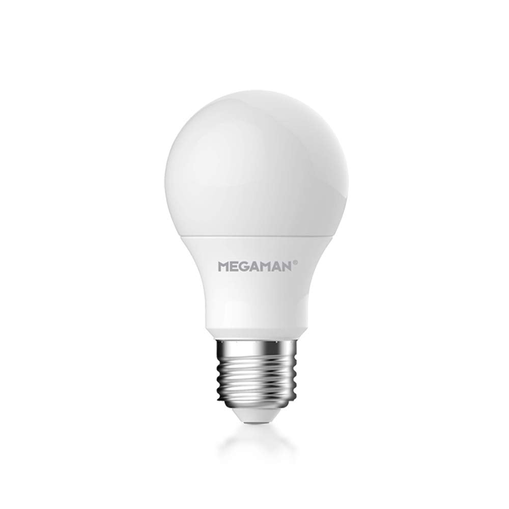 Megaman LED Light Bulb 142578 Dimmable RichColour R9 GLS Style Classic Opal LED Light Bulb E27 Edison Screw 4000K Cool White 9.5W 810lm A+ Rating 25000 Hours Estimated Life