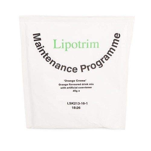 Lipotrim Maintenance Diet Orange Creme Drink Mix (14)