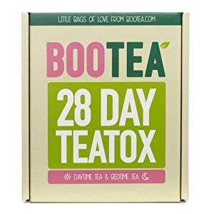 Bootea Detox Tea for Weight Management| Fast 28 Day Tea Tox | Day and Night Tea, Energy Booster and Sleep Support with Proven Benefits | Made in The UK