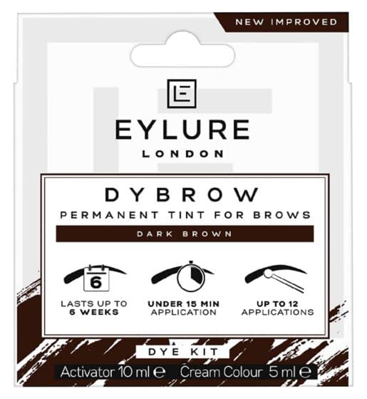 Eylure DYBROW Eyebrow Dye Kit, Dark Brown