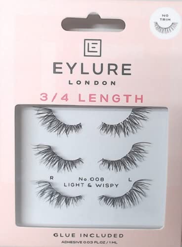 Eylure LONDON 3/4 LENGTH 008 (Glue Included)