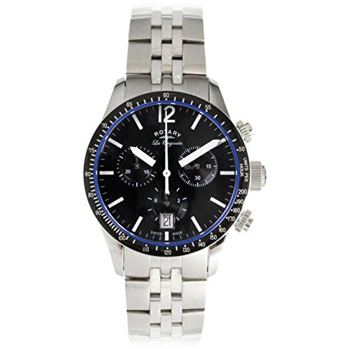 Rotary Men's Analogue Quartz Watch with Stainless Steel Strap GB90152/04