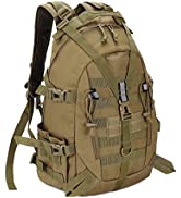 LHI Military Army Backpack Large 3 Days Tactical Backpack with Molle System, Heavy Duty Backpack for Men and Women for Gym, Hiking, Camping, Travel and Daily Use…